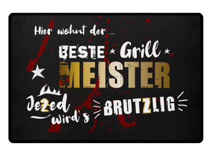 Fussmatte, Bester Grill Meister