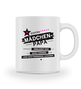 Papa Tasse, Echter Mädchen Papa verkleidet sich ...